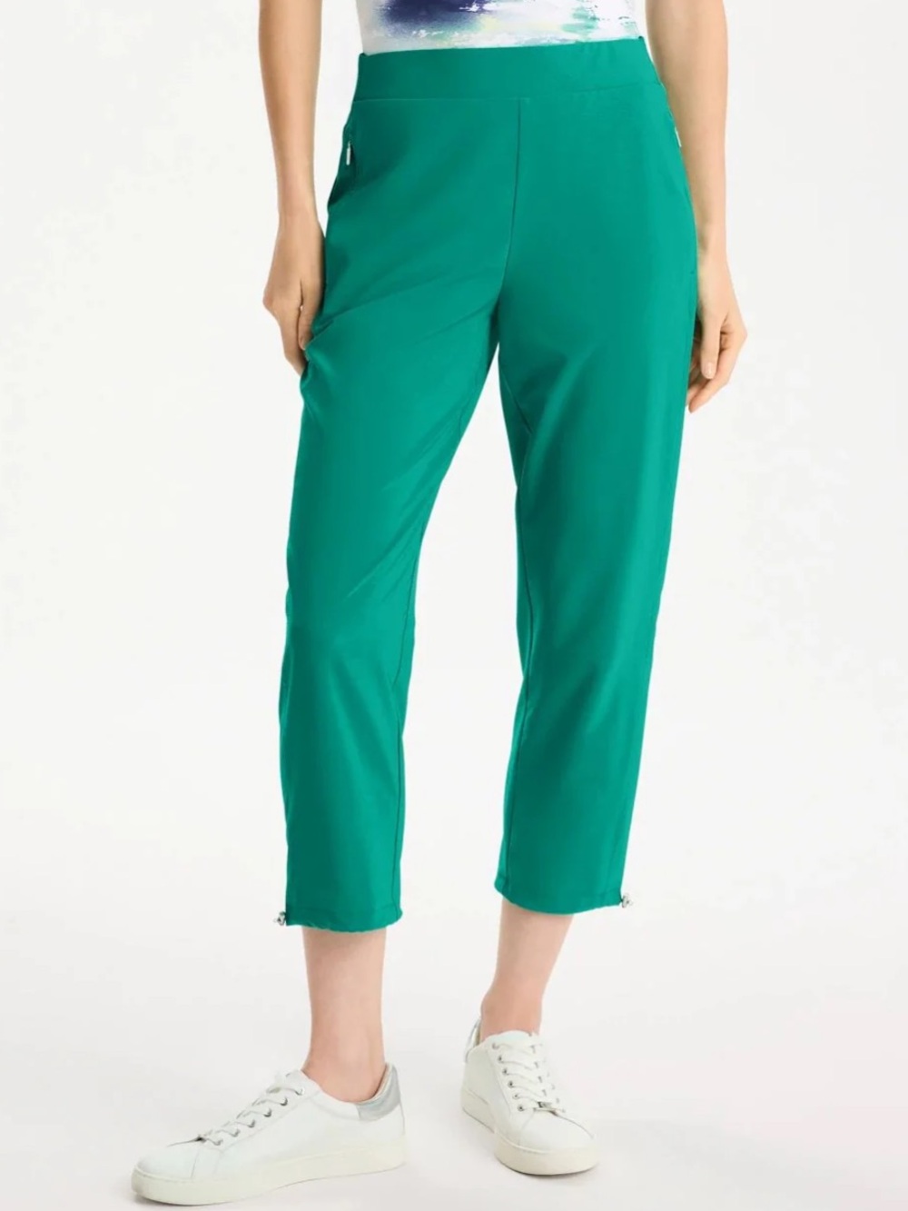 Chico's Zenergy Neema Astro Green Cropped Pants